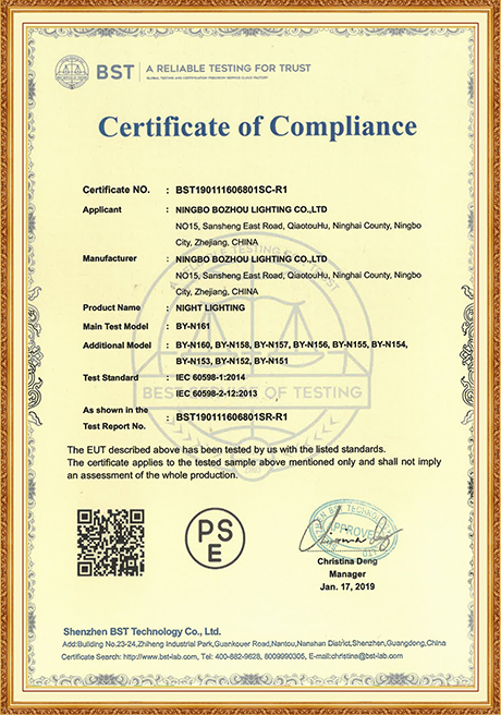 Certificate Of Honor