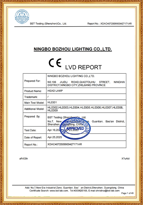 Certificate Of Honor