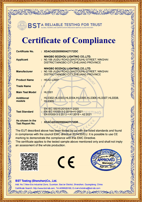 Certificate Of Honor