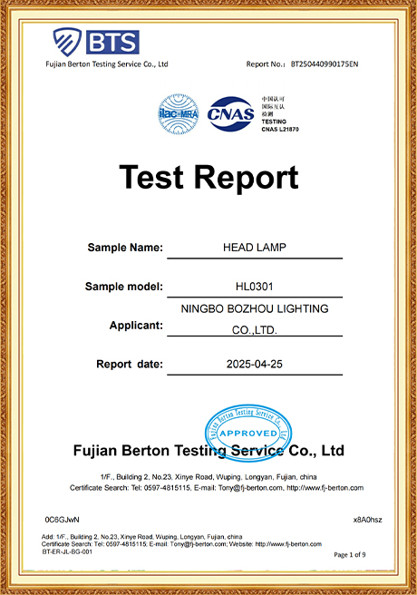 Certificate Of Honor